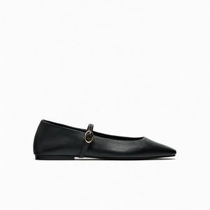 Zara Mary Jane Ballet Flats